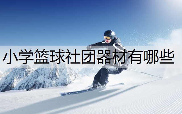 小学篮球社团器材有哪些